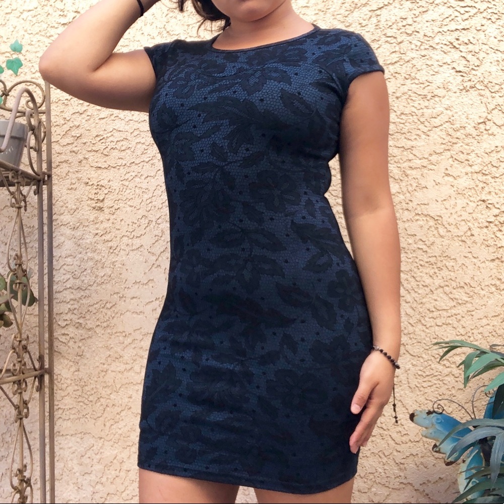 Short Navy Blue Dress